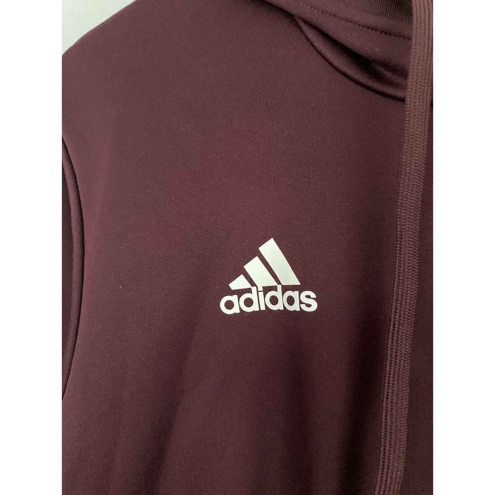 Harvard Crimson Sweatshirt Adult M Pullover NCAA Hoodie Adidas AEROREADY - Picture 4 of 11